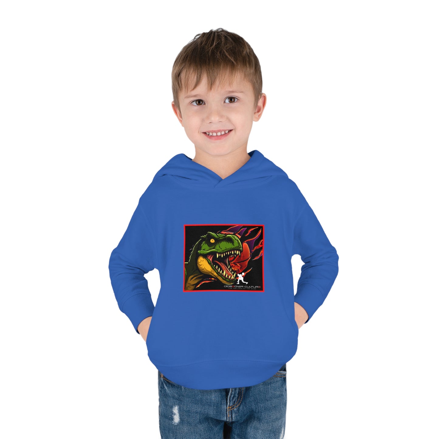 TODDLER DINO - Crossover Culture Toddler Hoops Hoodie