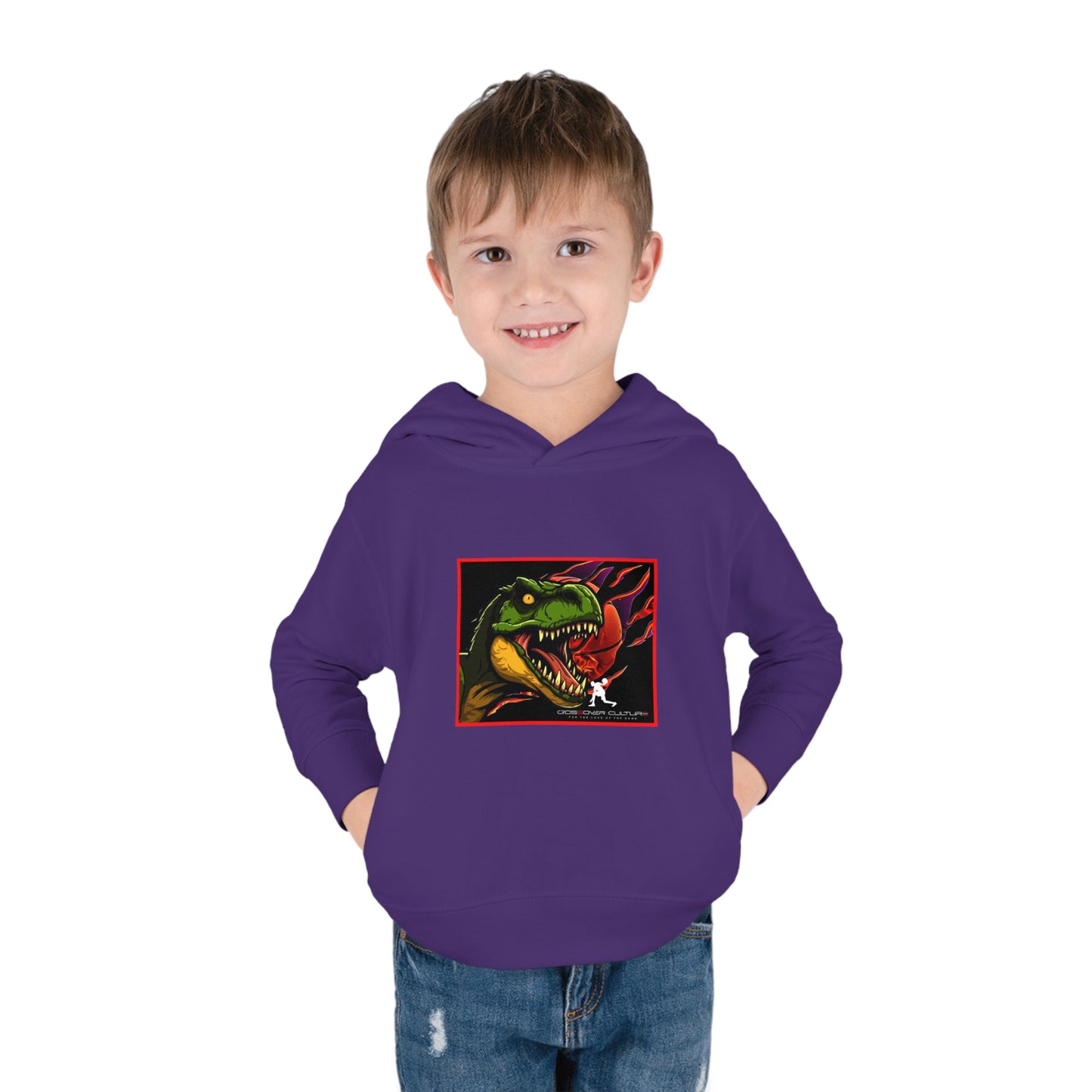 TODDLER DINO - Crossover Culture Toddler Hoops Hoodie