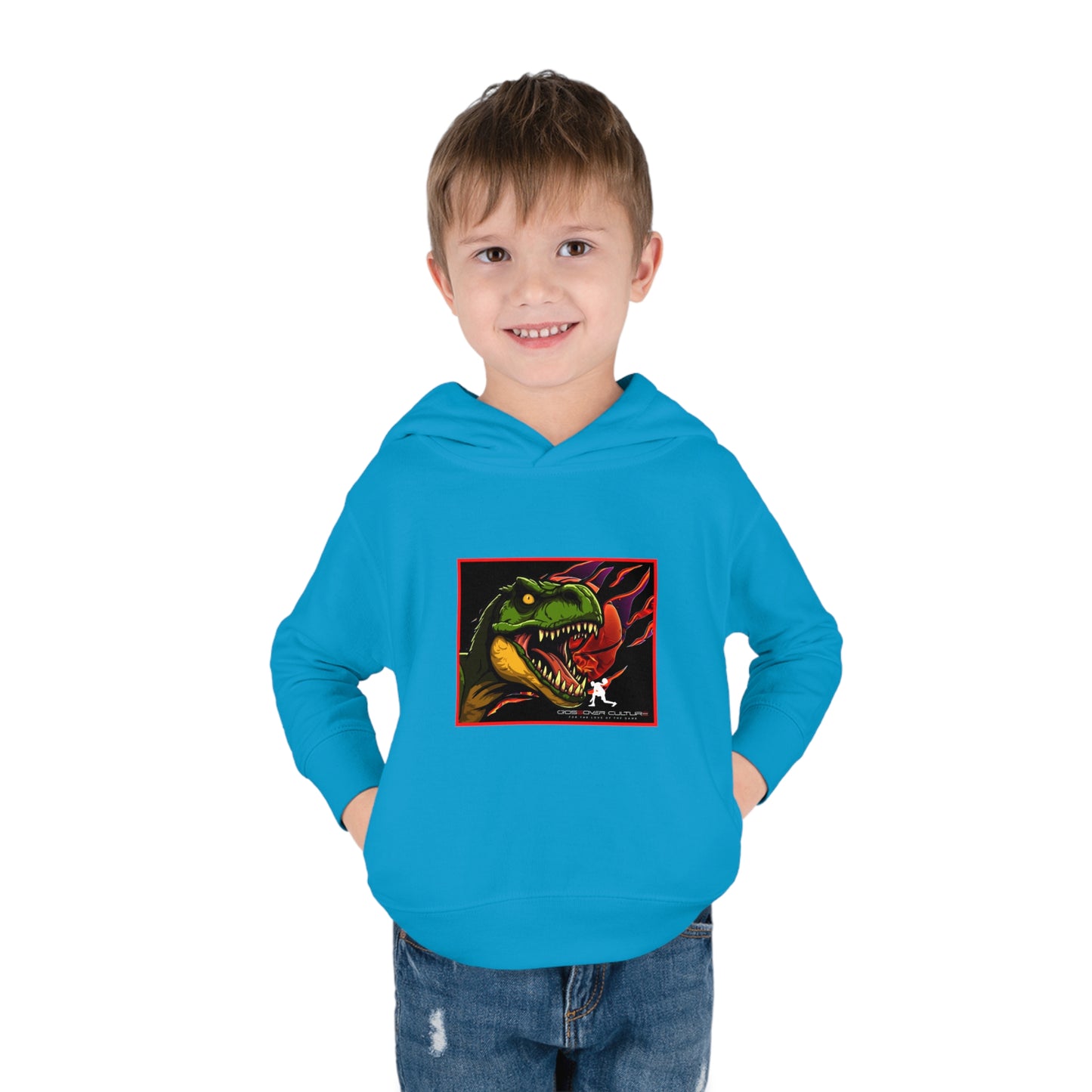 TODDLER DINO - Crossover Culture Toddler Hoops Hoodie